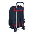 Miniatyrbilde 3 av 4: Skolesekk med hjul FC Barcelona Corporativa Blue Maroon 32 x 44 x 16 cm