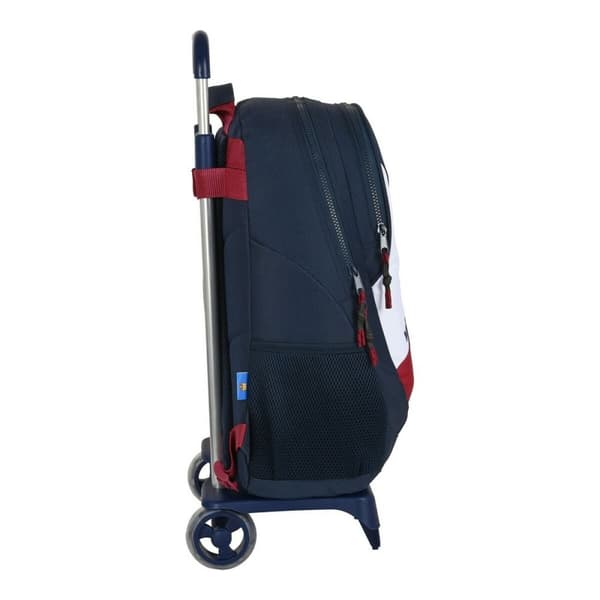 Skolesekk med hjul FC Barcelona Corporativa Blue Maroon 32 x 44 x 16 cm
