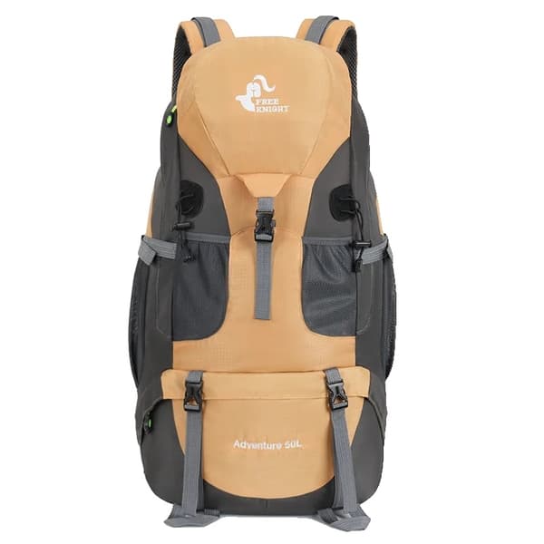 50L Matkareppu, Unisex-muotoilu, Tilava ja Kestävä,hiekka kulta