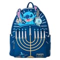 Miniatyrbilde 1 av 6: Loungefly Disney Stitch Menorah backpack