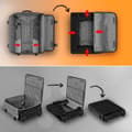 Miniatyrbillede 4 af 5: Disney Mickey Surprise foldable trolley suitcase 55cm