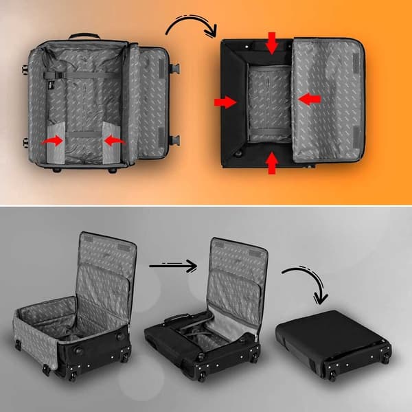 Disney Mickey Surprise foldable trolley suitcase 55cm