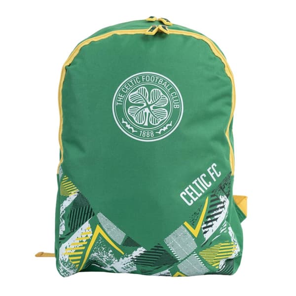 Celtic FC Vector Backpack Green/White/Yellow One Size