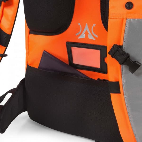 Dicota HI-VIS 32–38L ryggsäck, orange