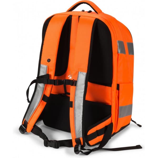 Dicota HI-VIS 32–38L ryggsäck, orange