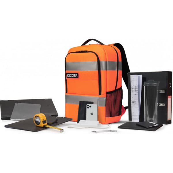 Dicota HI-VIS Base 24L rygsæk, orange