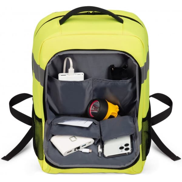 Dicota HI-VIS Base 24L rygsæk, gul