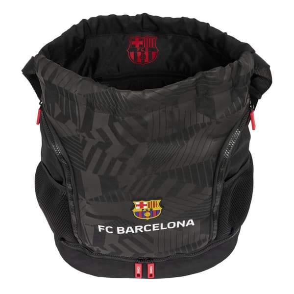 Skopåse med remmar F.C. Barcelona Black Svart 35 x 40 x 1 cm