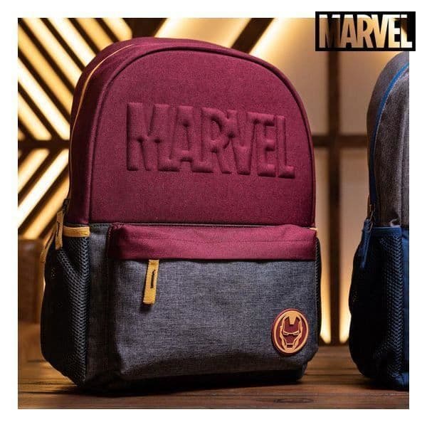 The Avengers Schoolbag - The Avengers - Röd Grå - Barn - Syntet - Blandat