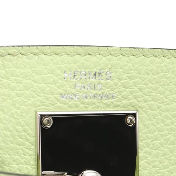Pre-owned Hermès Togo Kelly Hac A Dos PM Green