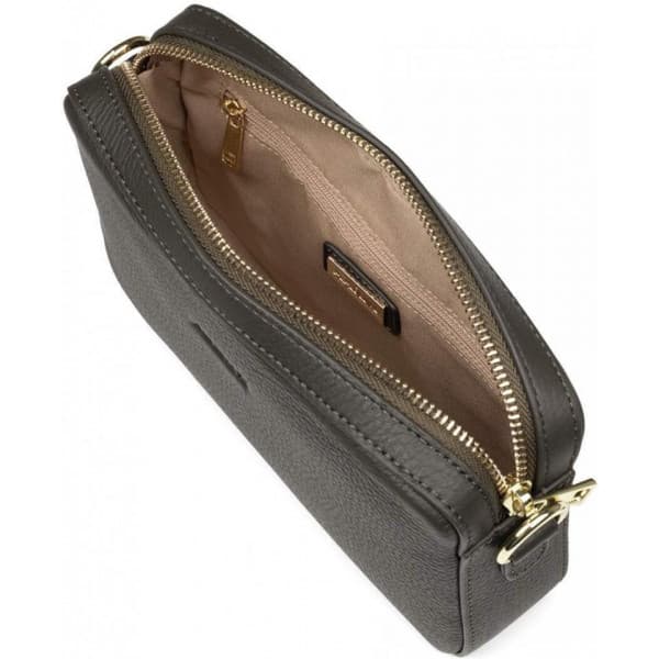 Aarni Crossbody Bag - skuldertaske, oliven, sølv lynlås