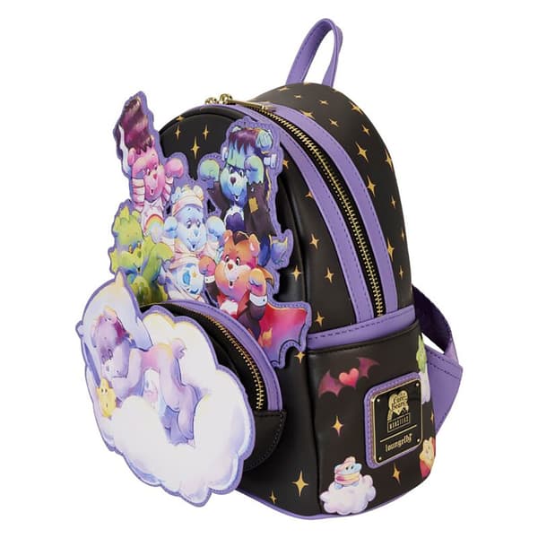 Loungefly Carebears Universal Monsters Scary Dreams Backpack Ryggsäck Flerfärgad
