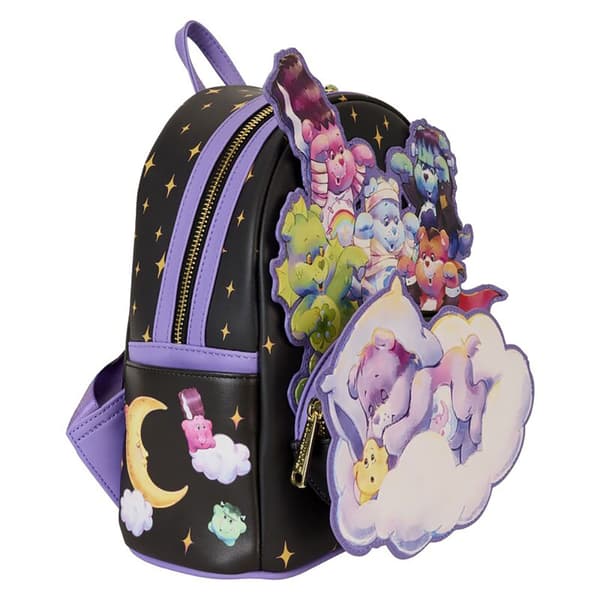 Loungefly Carebears Universal Monsters Scary Dreams Backpack Ryggsäck Flerfärgad