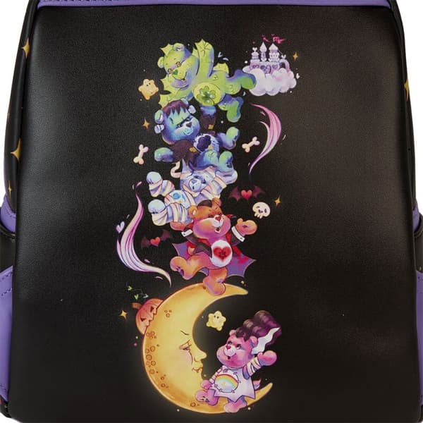 Loungefly Carebears Universal Monsters Scary Dreams Backpack Ryggsäck Flerfärgad