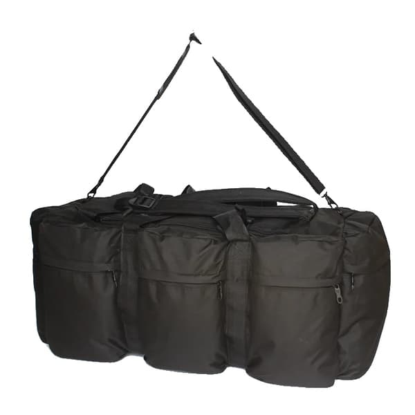 Stort kapacitetsreserucksack, hållbar nylon, unisexdesign,Svart
