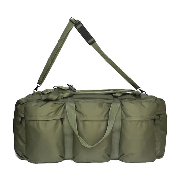 Stort kapacitetsreserucksack, hållbar nylon, unisexdesign,Svart Army Green