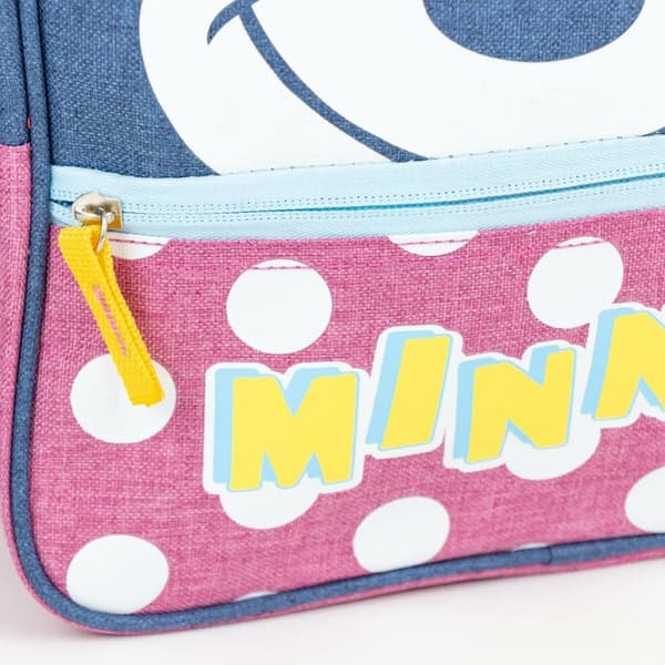 Skolebag Minnie Mouse Rosa 15,5 x 30 x 1 cm