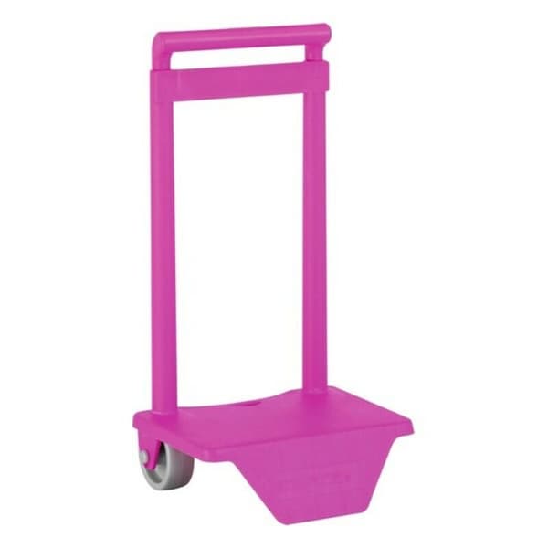 Reppu pyörillä Safta Fuksia 18 x 54 x 16 cm