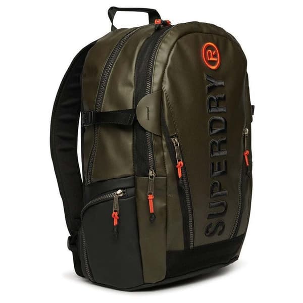 Superdry Tarp Embroidered Ryggsäck Grönt