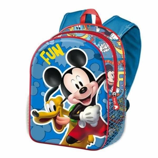 Karactermania Skolväska Musse Pigg (31 x 39 x 15 cm) - 8445118037098