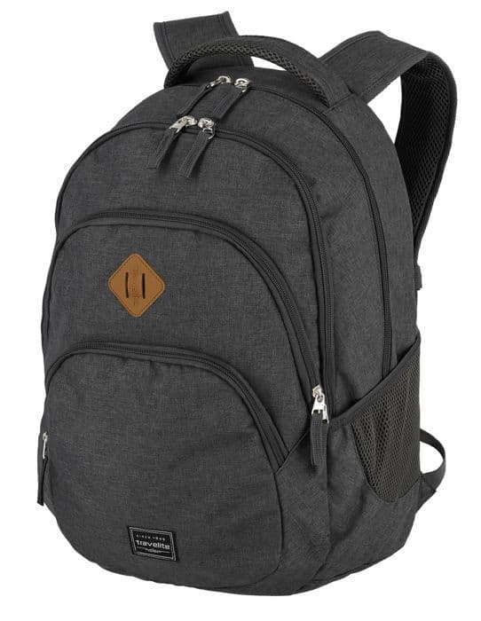 Ryggsäck - travelite - Basic Melange - Grå - 31x45x16 cm - 775g