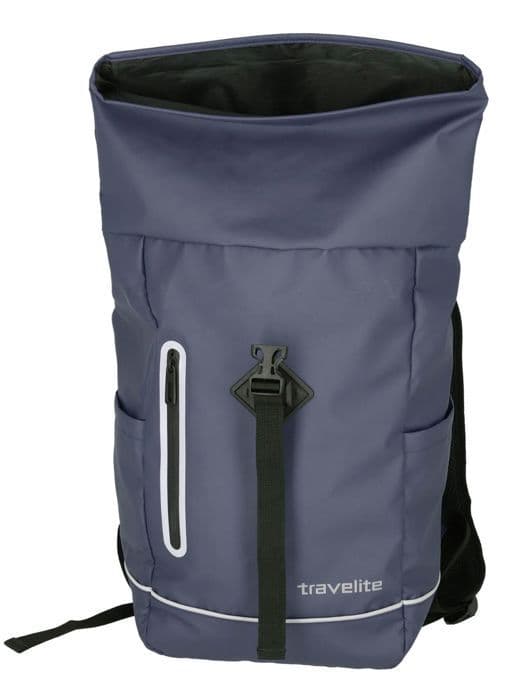 Ryggsäck - travelite - Basics Roll-Up Backpack Plane - Blå - 40x45x15 cm - 450g