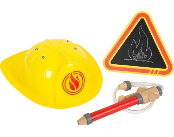 Brandmansryggsäck - Small Sac De Pompiers - Röd - För barn från 3 år och uppåt