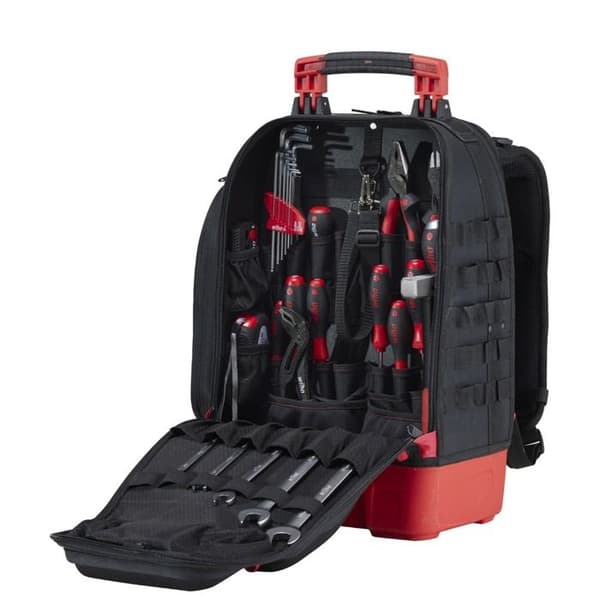 Verktygsryggsäck - WIHA - 45529 - 43 delar - Datorfack - Ergonomisk design