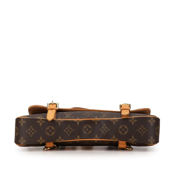 Pre-owned Louis Vuitton Monogram Marelle Sac a Dos Brown