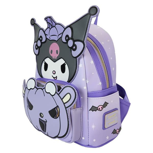Loungefly Sanrio Kuromi Pumpkin Backpack Ryggsäck Lila