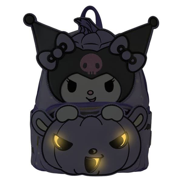 Loungefly Sanrio Kuromi Pumpkin Backpack Ryggsäck Lila