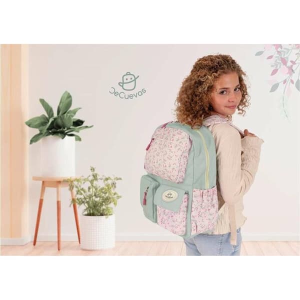 Skolryggsäck Decuevas Multicolour Virágok 40 x 18 x 30 cm