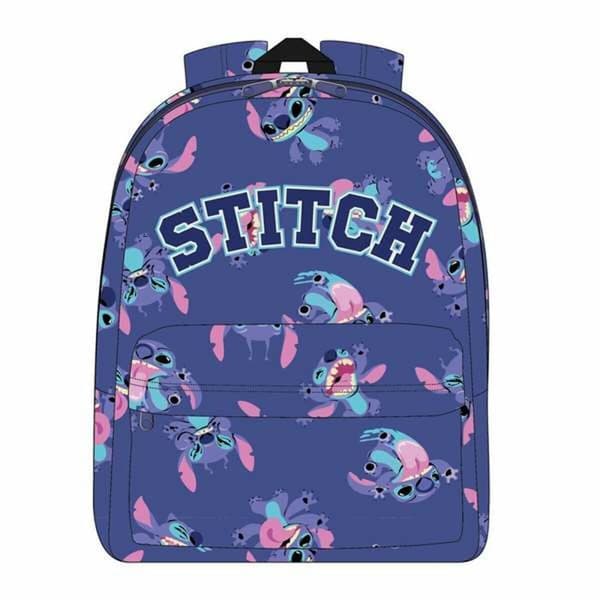 Skolryggsäck Stitch Purpur