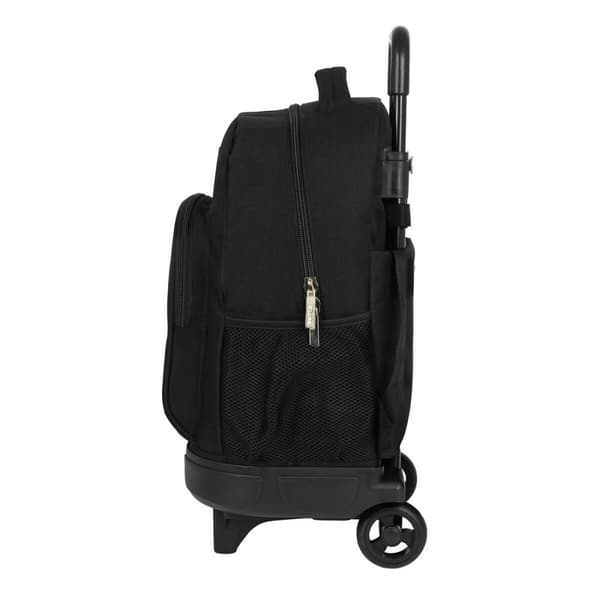 Skolerygsæk med Hjul Safta Surf Sort (33 x 45 x 22 cm)