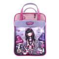 Miniatyrbillede 1 af 4: Rygsæk Gorjuss Cheshire cat Pink Lilla (27 x 10 x 37 cm)