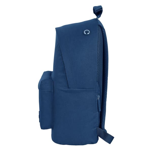 Skoletaske Safta 31 x 41 x 16 cm Marineblå