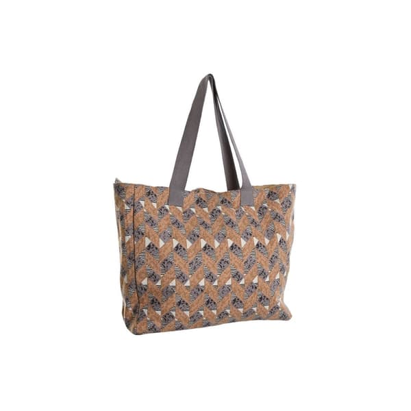 Håndtasker til damer Home ESPRIT Brun Turkisblå Koral 55 x 14 x 35 cm (3 enheder)