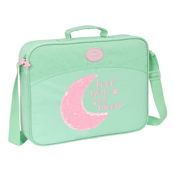 Skole skoletaske BlackFit8 Moon Grøn 38 x 28 x 6 cm