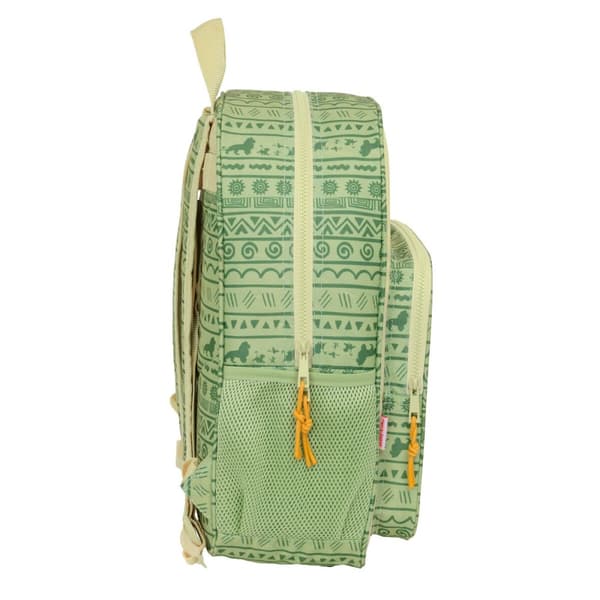 Skoletaske Mufasa Grøn Beige 33 x 42 x 14 cm