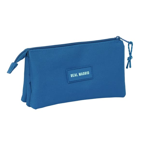Skolebag Real Madrid C.F. Blå 22 x 12 x 3 cm
