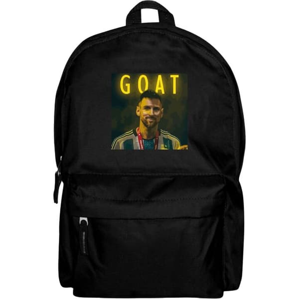 Ryggsäck i Lättviktsmaterial | Vuxen-Ryggsäck Goat Messi Svart