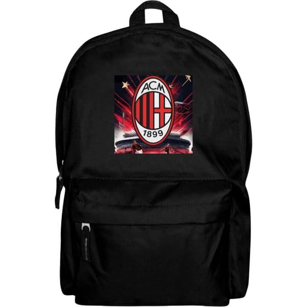 Rygsæk i Letvægtsmateriale | Voksen-Rygsæk AC Milan Sort Vokse