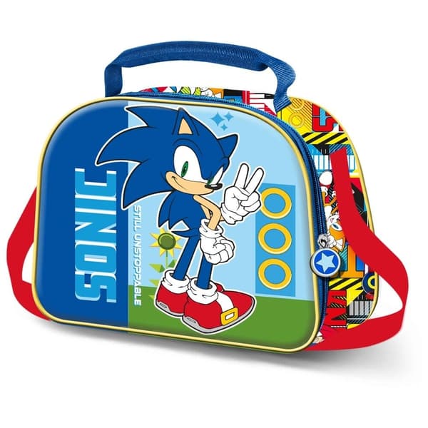 Sonic The Hedgehog 3D lunch bag