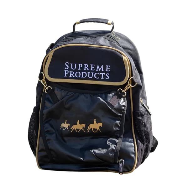 Supreme Products Pro Groom Logo Rucksack Black/Gold One Size