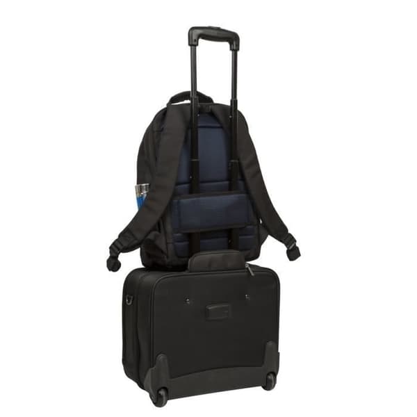 RIVACASE ryggsäck - Svart - För 17,3" laptop - Högkvalitativ polyester - Ventilationssystem