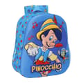 Miniatyrbillede 1 af 3: 3D Børnetaske Clásicos Disney Pinochio Blå 27 x 33 x 10 cm