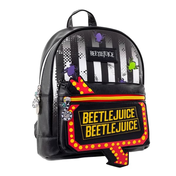 Beetlejuice Beetlejuice Stripe Backpack