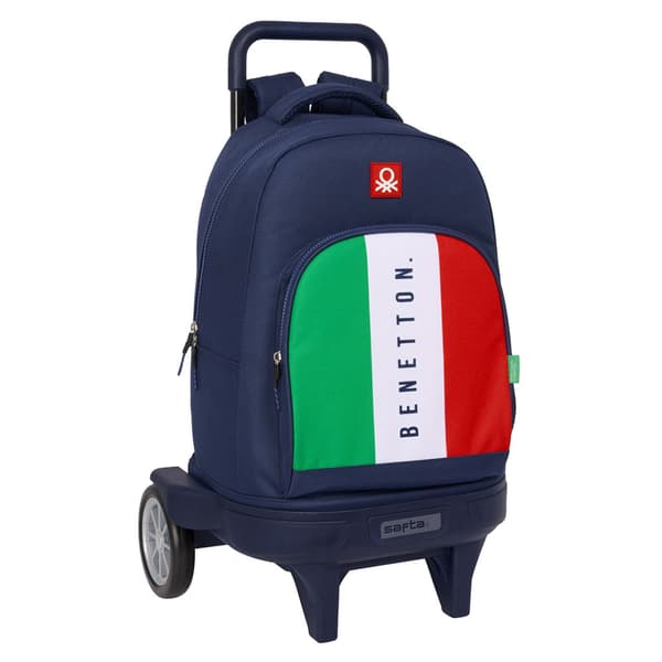 Safta Compact With Remove Evolutive Trolley Benetton Flag Reppu