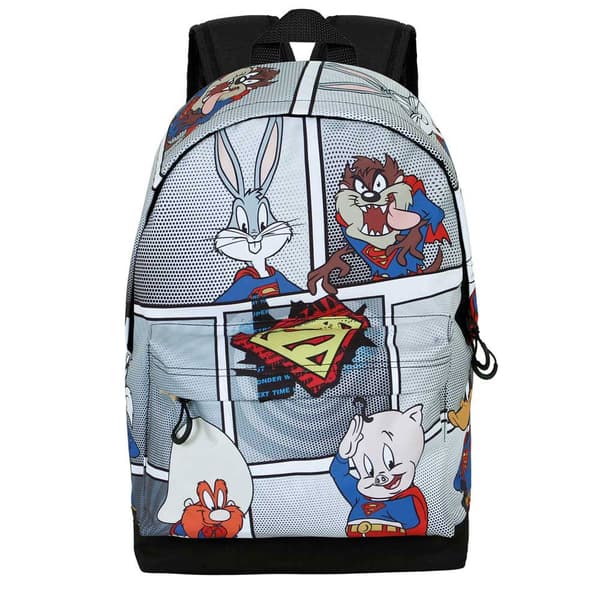 Karactermania Fan Hs 2.0 Looney Tunes Super Tunes Rygsæk Grå