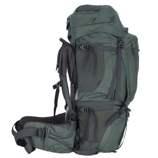 Jack Wolfskin Denali 65+10 vandringsryggsäck - Grön - 78 cm - Hög kvalitet och robust